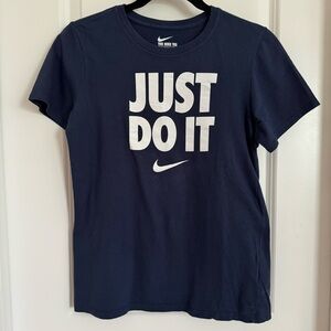 Nike Navy Blue T-Shirt, M